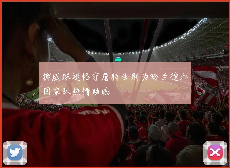 挪威球迷恪守詹特法则为哈兰德和国家队热情助威